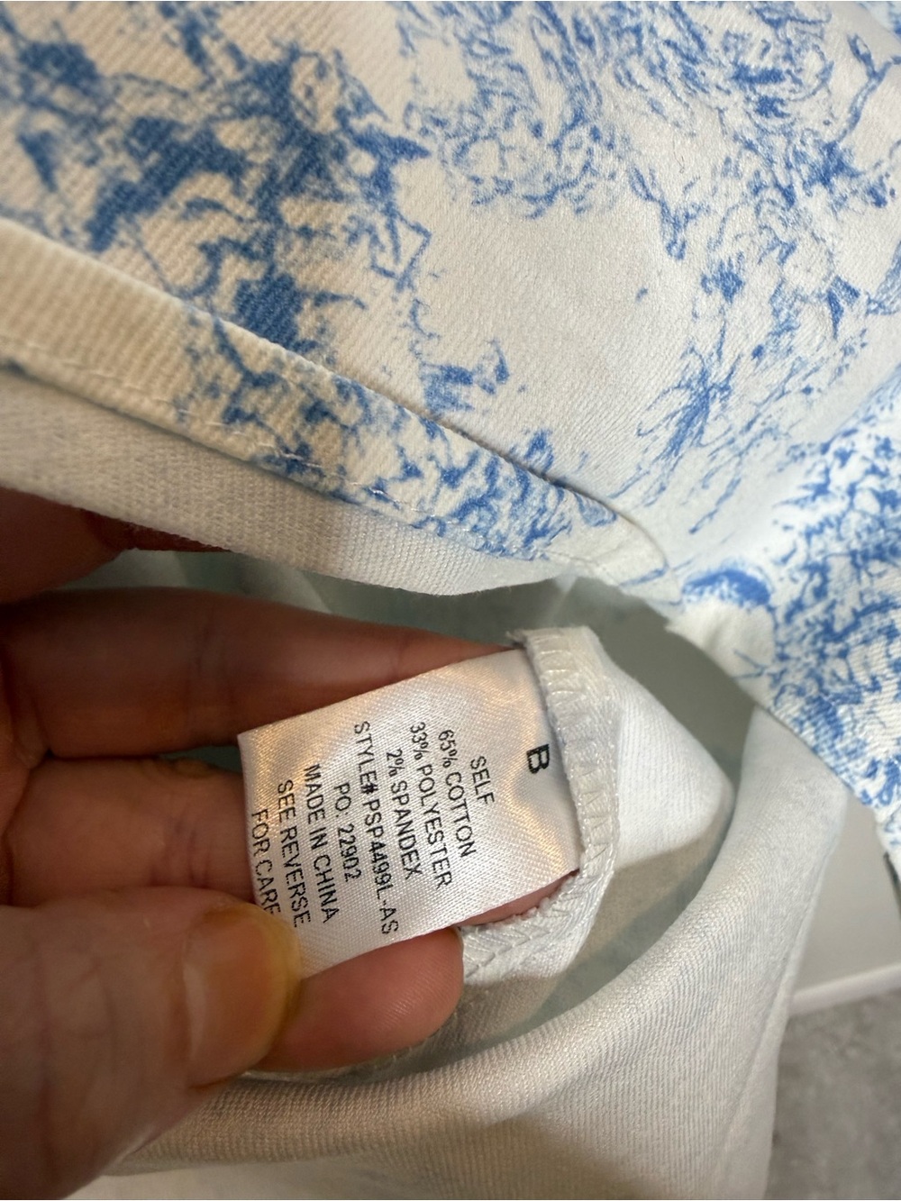 Arula Toile de Jouy Blue & White Euro Summer Romantic Overall Dress Plus Size - Picture 5 of 6